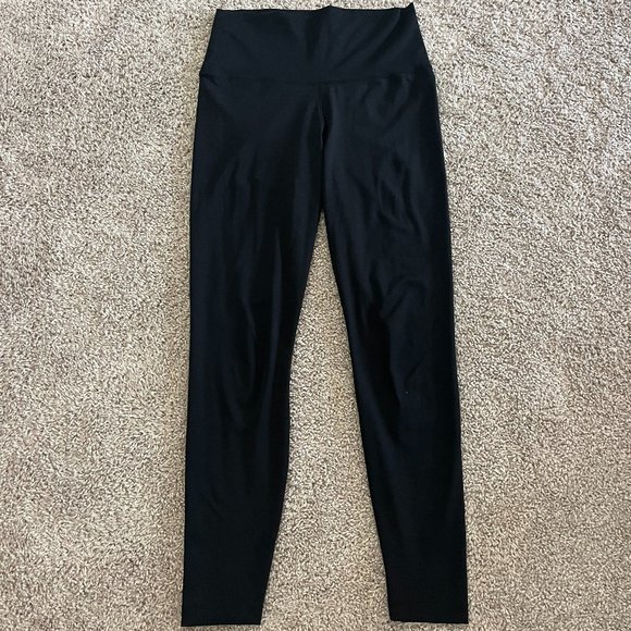 Nike Women's Black High Waisted Yoga Leggings - Picture 1 of 2